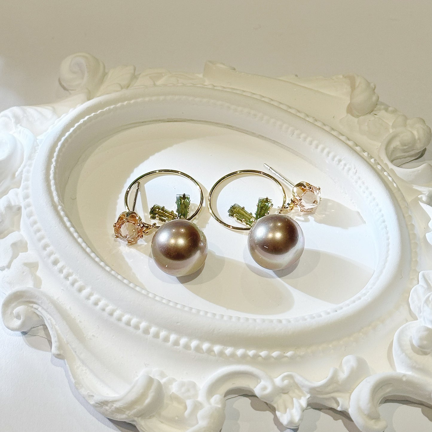 Giant Pearls Ear Rings