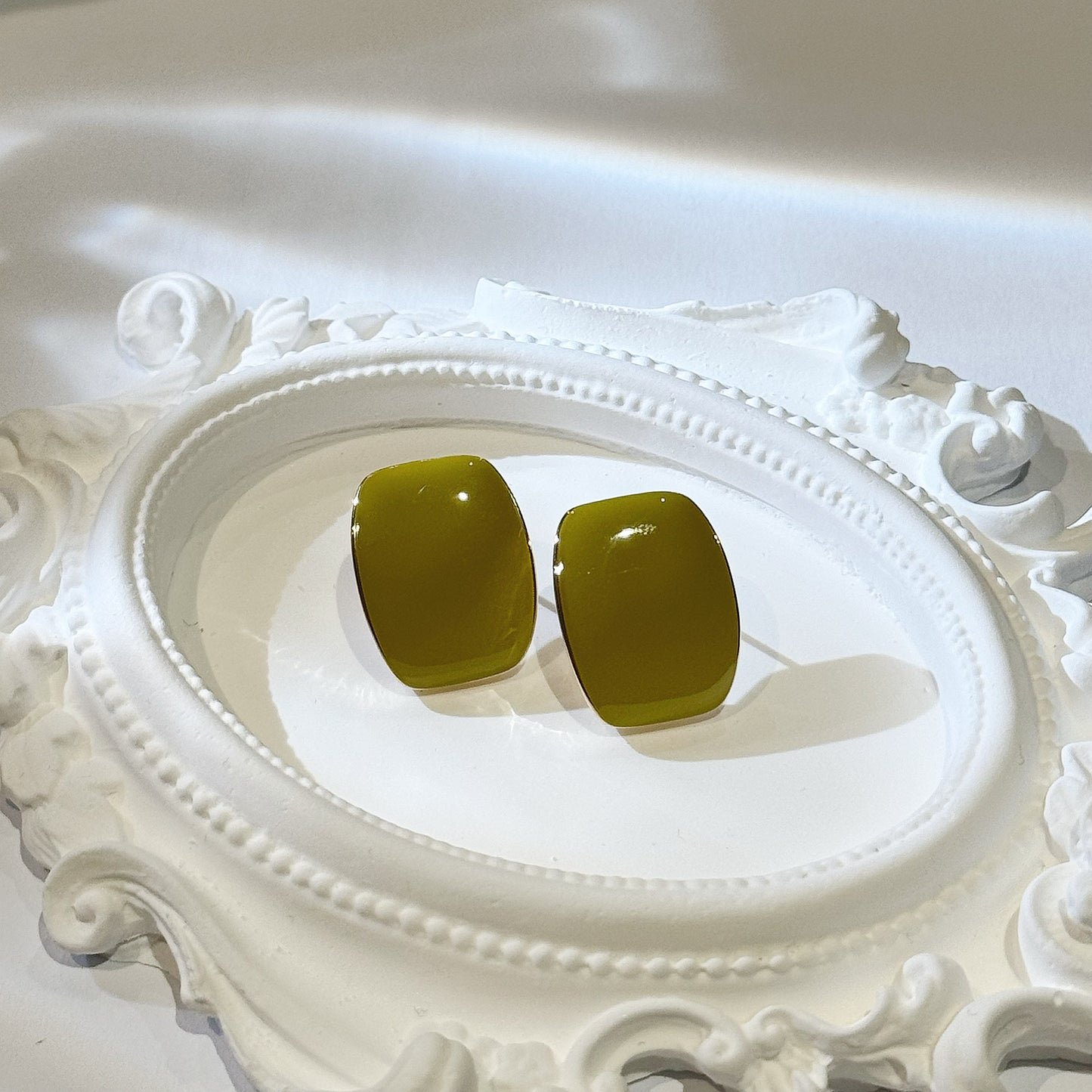 Morden Yellow Ear Rings