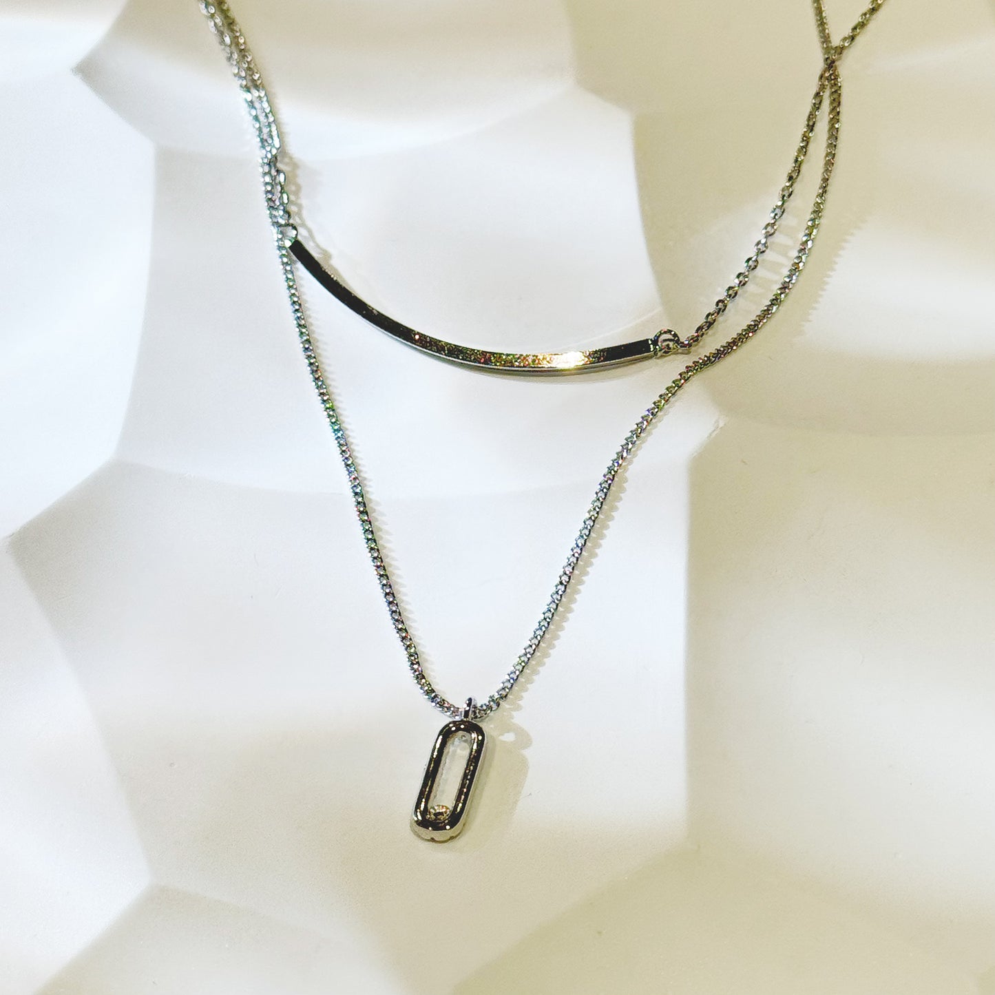 Double Layers Chronos Necklace