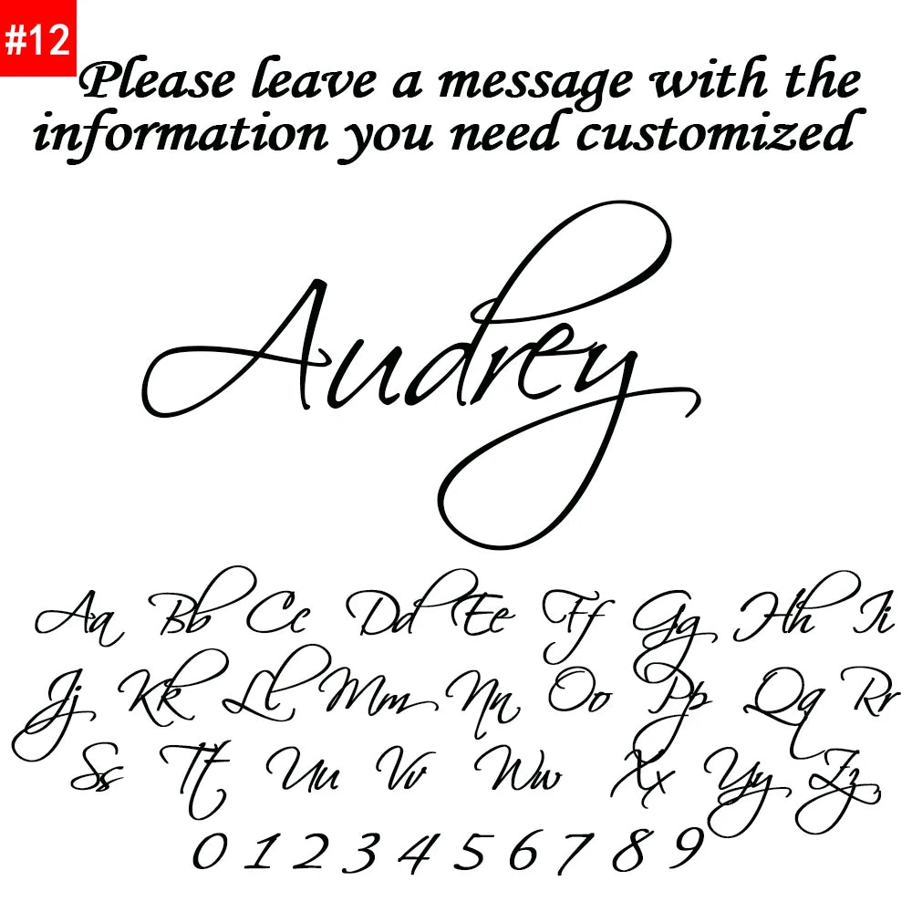 Customized Name Letter Necklace