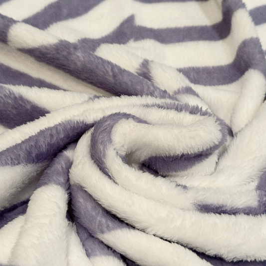 Stripe Blanket (Milk Silk Fabric)
