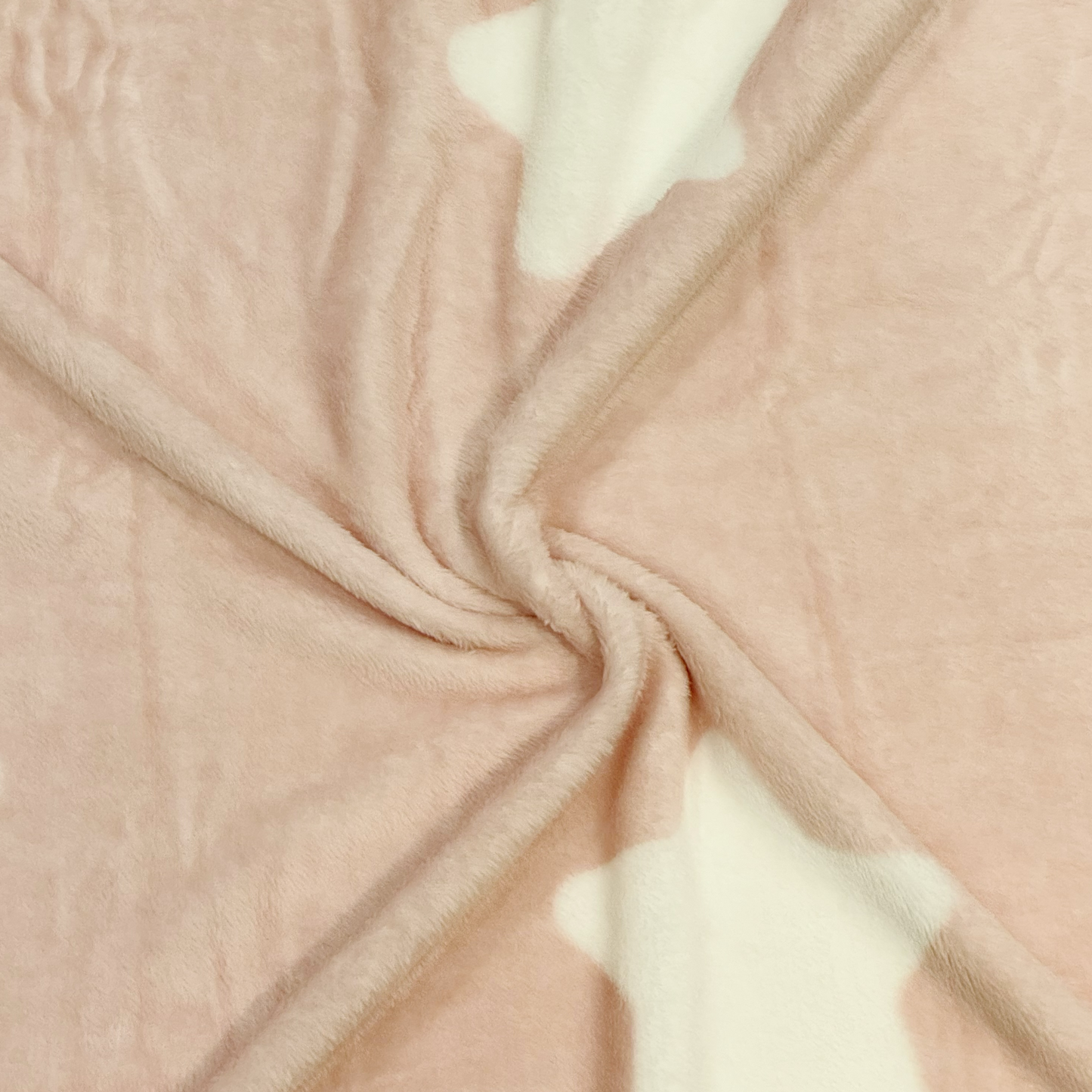 Pink Stars Blanket (Milk Silk Fabric)