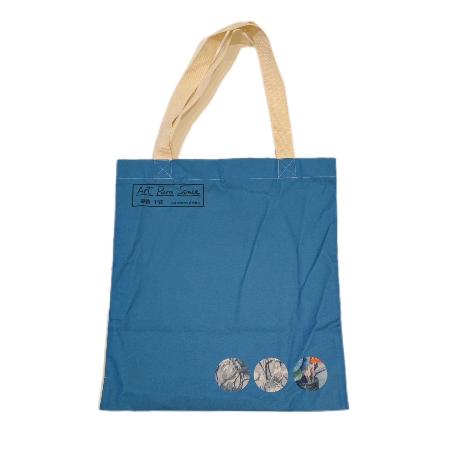 Dried Flower Canvas bag (Designer Oil Painting)